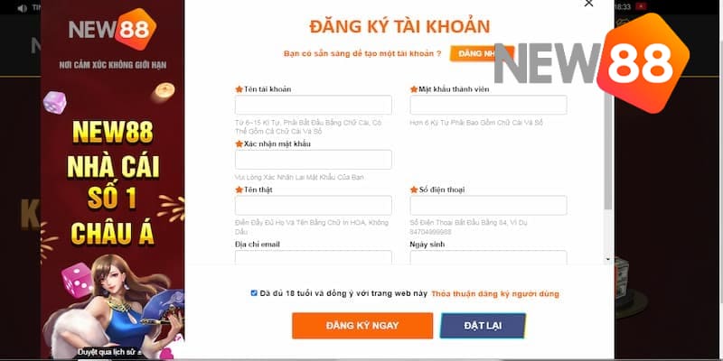Chi Tiết Đăng Ký New88 Đơn Giản Nhất, Chuẩn Xác Nhất Giải đáp xung quanh quá trình đăng ký New88